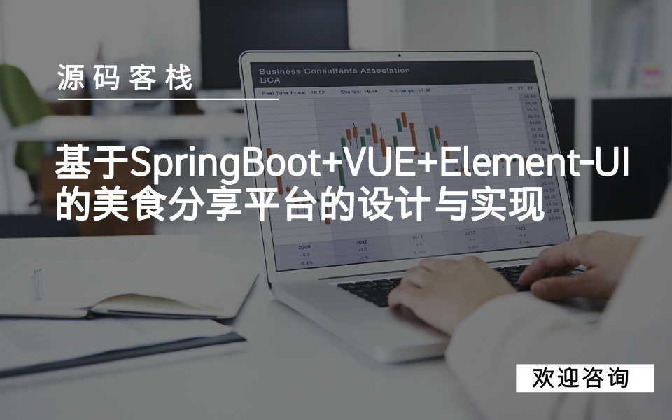 基于SpringBoot+VUE+Element-UI的美食分享平台的设计与实现 项目封面图